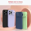 iPhone 14 Pro Nillkin CamShield Silky Magsafe kompatibilis szilikon tok lila - 2. kép