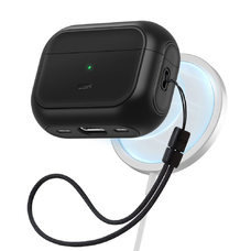 Airpods Pro 1/2 ESR Orbit Halolock MagSafe kompatibilis tok fekete