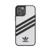 iPhone 12 Pro Adidas Originals Molded PU tok fekete/fehér - 1. kép