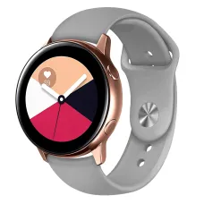 Samsung Galaxy Watch 20mm szilikon óraszíj szürke Alphajack