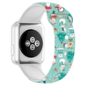 Apple Watch 4/5/6/7/8/SE (38/40/41mm) karácsonyi mintás óraszíj Alphajack (XMAS-4) - 2. kép