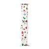 Apple Watch 4/5/6/7/8/SE/Ultra (42/44/45/49mm) karácsonyi mintás óraszíj Alphajack (XMAS-2) - 0. kép