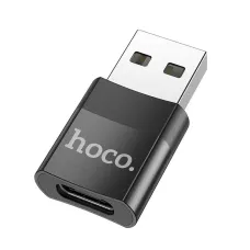 HOCO UA17 USB-A/USB-C OTG Adapter fekete