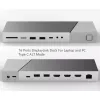 ROCKETEK DS933 15 az 1-ben többfunkciós dokkolóállomás, HUB USB Type C 100W PD - 2. kép