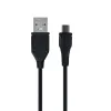 Forever USB - microUSB kábel 1,0 m 1A fekete - 0. kép