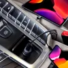 Satechi 72W 1x USB-A, 1x USB Type-C PD autós szivargyújtós töltő asztroszürke (ST-TCPDCCM) - 1. kép