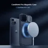 iPhone 14 Nillkin CamShield Pro Magnetic tok kék (MagSafe kompatibilis) - 3. kép