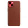 iPhone 14 bőrtok umbra (MPP73ZM/A) Apple gyári MagSafe-rögzítésű - 1. kép
