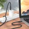 Borofone Goodway BX81 Type C - Type C kábel PD 60W 3A 1m fekete - 0. kép