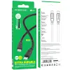 Borofone Goodway BX81 Type C - Type C kábel PD 60W 3A 1m fekete - 1. kép