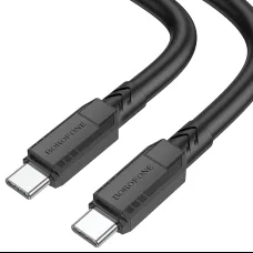 Borofone Goodway BX81 Type C - Type C kábel PD 60W 3A 1m fekete