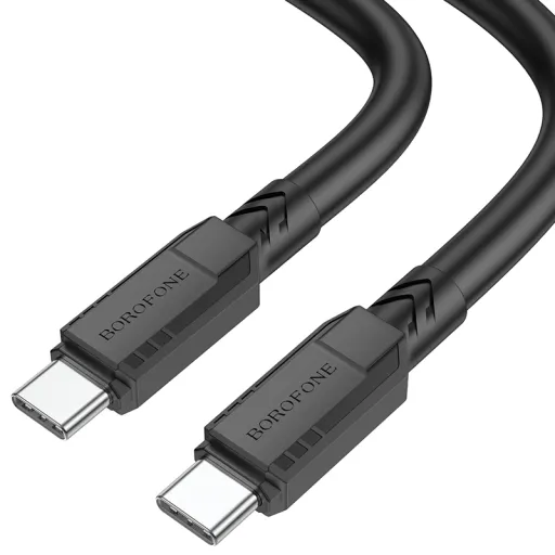 Borofone Goodway BX81 Type C - Type C kábel PD 60W 3A 1m fekete