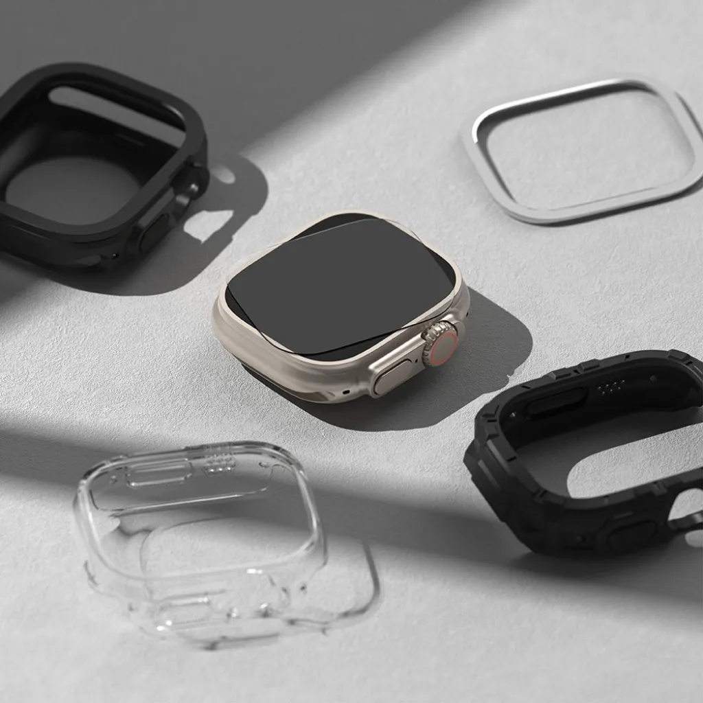 Apple Watch Ultra 1/2/3 (49mm) Ringke ID FC kijelzővédő üvegfólia 4db - 8