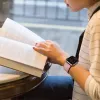 Apple Watch 4/5/6/7/8/SE (38/40/41mm) PU bőr óraszíj rózsaszín Alphajack - 0. kép