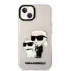 iPhone 13 Karl Lagerfeld KLHCP13MHNKCTGT IML Glitter Karl and Choupette NFT tok átlátszó - 0. kép