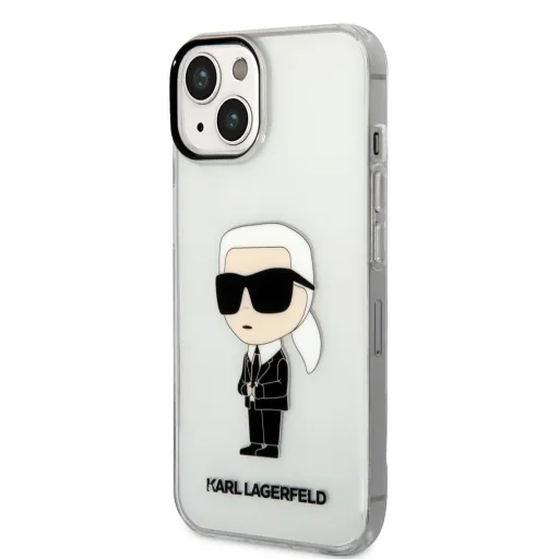 iPhone 14 Plus KLHCP14MHNIKTCT Karl Lagerfeld IML Ikonik NFT tok átlátszó