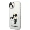 iPhone 14 Plus Karl Lagerfeld KLHCP14MHNKCTGT IML Glitter Karl and Choupette NFT tok átlátszó - 0. kép