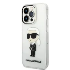 iPhone 14 Pro KLHCP14LHNIKTCT Karl Lagerfeld IML Ikonik NFT tok átlátszó