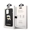 iPhone 14 Pro Max Karl Lagerfeld KLHCP14XSNIKBCK Liquid Silicone Ikonik NFT tok fekete - 0. kép