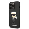 iPhone 14 Pro Max Karl Lagerfeld KLHCP14XSNIKBCK Liquid Silicone Ikonik NFT tok fekete - 4. kép