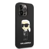 iPhone 14 Pro Max Karl Lagerfeld KLHCP14XSNIKBCK Liquid Silicone Ikonik NFT tok fekete - 1. kép