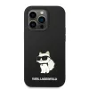 iPhone 14 Pro Max Karl Lagerfeld KLHCP14XSNCHBCK Liquid Silicone Choupette NFT tok fekete - 0. kép