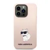 iPhone 14 Pro Max Karl Lagerfeld KLHCP14XSNCHBCP Liquid Silicone Choupette NFT tok rózsaszín - 2. kép