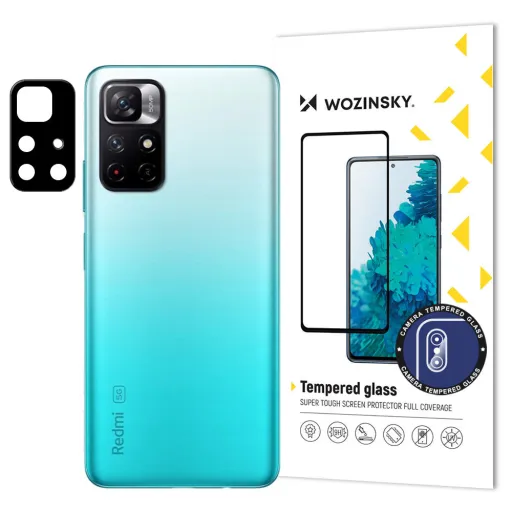 Xiaomi Redmi Note 11 Wozinsky full Camera Glass 9H kameralencse védő üvegfólia