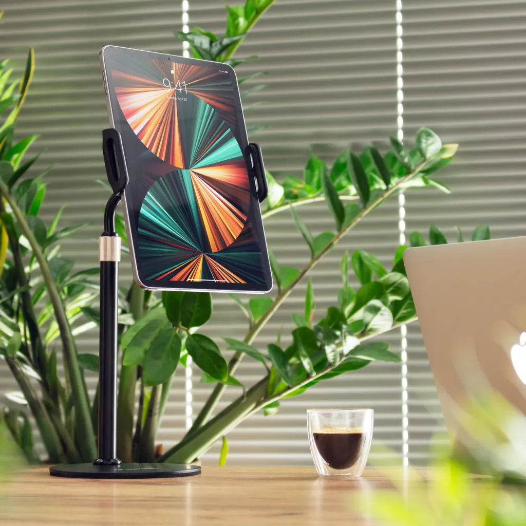 Wozinsky asztali teleszkópos telefon/tablet állvány fekete (WTHBK4) - 12