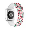 Apple Watch 4/5/6/7/8/9/SE/Ultra (42/44/45/49mm) karácsonyi mintás óraszíj Alphajack (XMAS-7) - 0. kép