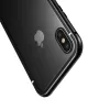 Baseus mágneses tok iPhone XS MAX fekete/áttetsző - 2. kép