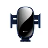Baseus Smart Gravity univerzális szellőzőre erősíthető elektromos autós telefontartó kék - 0. kép