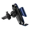 Baseus Smart Gravity univerzális szellőzőre erősíthető elektromos autós telefontartó kék - 1. kép