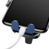Baseus Smart Gravity univerzális szellőzőre erősíthető elektromos autós telefontartó kék - 4. kép