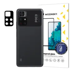 Xiaomi Poco M4 Pro 5G Wozinsky Full Camera Glass 9H ochranná fólia na objektív čierna Xiaomi Poco M4 Pro 5G Wozinsky Full Camera Glass 9H ochranná fólia na objektív čierna
