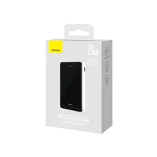 Baseus Magnetic Bracket MagSafe powerbank 10000mAh 20W Overseas Edition fehér (PPCX000202) + USB Type C kábel Baseus Xiaobai Series 60W 0,5m