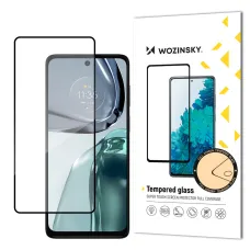 Motorola Moto G62 Wozinsky Full Glue 9H Super Durable kijelzővédő üvegfólia fekete