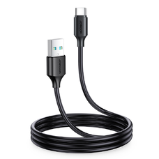 Joyroom Type-C USB adat és töltőkábel 3A 1m fekete