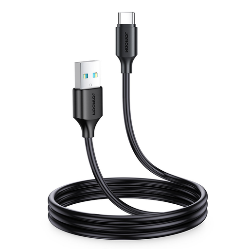 Joyroom Type-C USB adat és töltőkábel 3A 1m fekete
