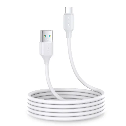 Joyroom Type-C USB adat és töltőkábel 3A 2m fehér
