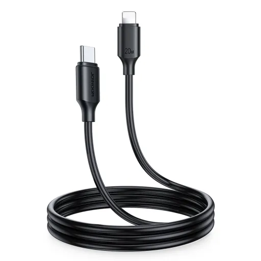 Joyroom Type-C - Lightning adat és töltőkábel 20W 1m fekete 