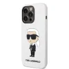 iPhone 14 Pro Max Karl Lagerfeld KLHCP14XSNIKBCH Liquid Silicone Ikonik NFT tok fehér - 0. kép