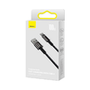 Baseus Tungsten Aranyozott USB A - USB Type-C kábel 100W 1m fekete (CAWJ000001) - 1. kép