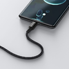 Baseus Tungsten Aranyozott USB A - USB Type-C kábel 100W 2m fekete (CAWJ000101) - 1. kép