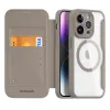 iPhone 14 Pro Max Dux Ducis Skin X Pro Magsafe mágneses fliptok bézs - 0. kép