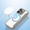 iPhone 14 Pro Max Dux Ducis Skin X Pro Magsafe mágneses fliptok bézs - 1. kép