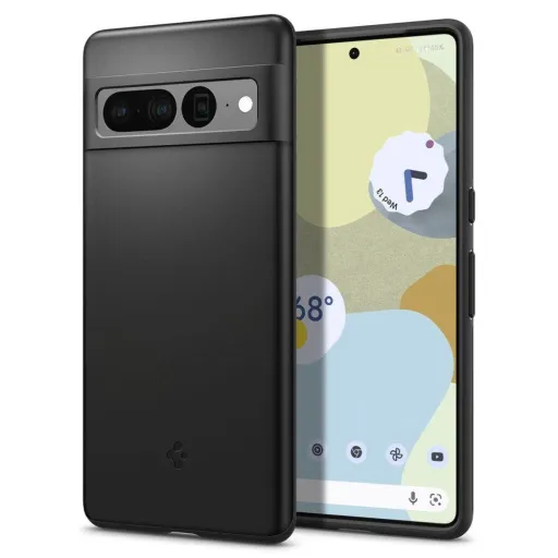 Google Pixel 7 Pro Spigen Thin Fit ultravékony tok fekete