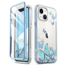 iPhone 14 Plus Supcase Cosmo tok kék pillangós