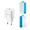 Forever fali töltő adapter GaN PD QC TC-05 1x USB-C 33W fehér - 1. kép