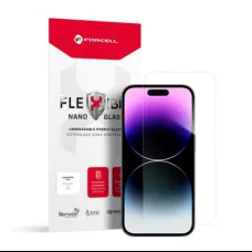 iPhone 14 Pro/15 Forcell Flexible Nano Glass hibrid kijelzővédő üvegfólia